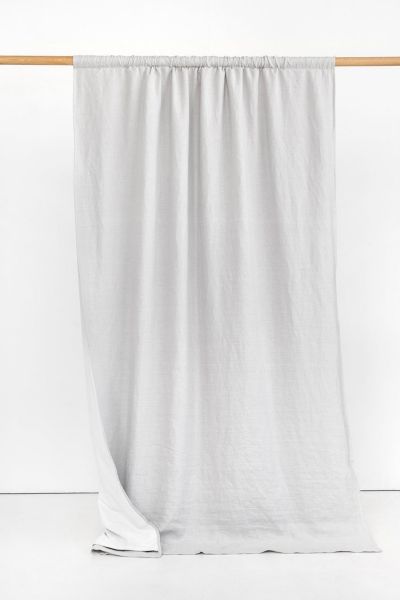Magiclinen Linen Blackout Curtains In Light Grey At Urban Outfitters