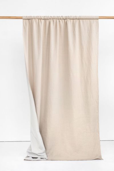 Magiclinen Linen Blackout Curtains In Natural At Urban Outfitters