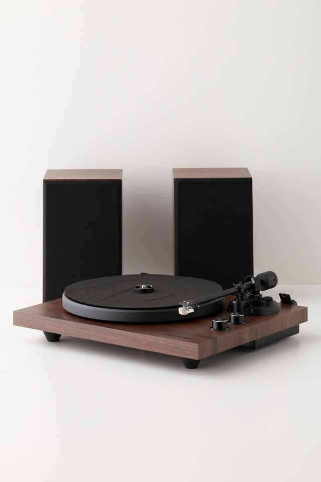 Crosley C62 Record Player & Speakers Shelf System #1