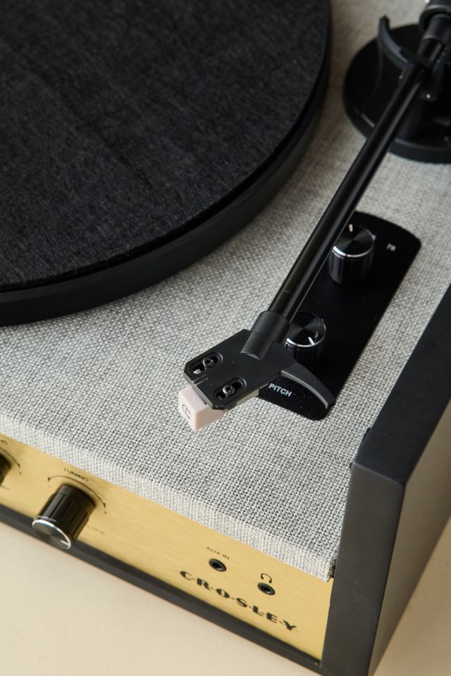 Crosley Coda Record Player & Speaker Shelf System #4
