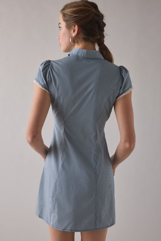 Kimchi Blue On My Mind Tailored Short Sleeve Shirt Mini Dress #2