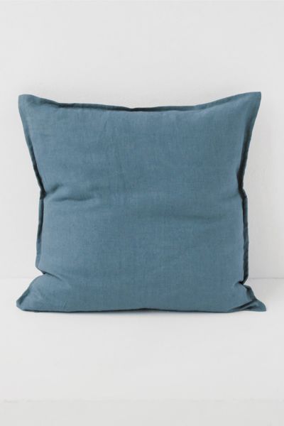 Magiclinen Decorative Buttoned Pillowcase In Gray Blue At Urban Outfitters