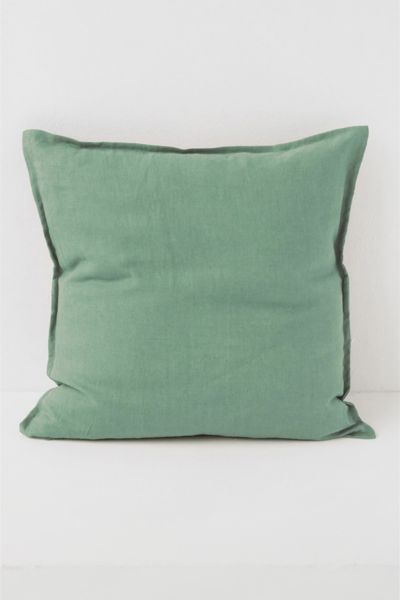 Magiclinen Decorative Buttoned Pillowcase In Matcha Green At Urban Outfitters