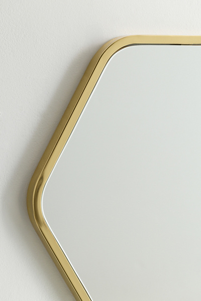 Rory Plated Metal Mirrored Vanity