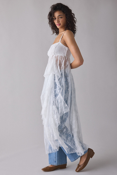 Kimchi Blue One Way & Another Sheer Lace Layering Maxi Dress
