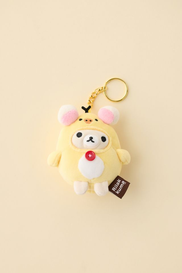Korilakkuma San-X Original Kiiroitori Kigurumi Series Mochi Plushie Keychain #1