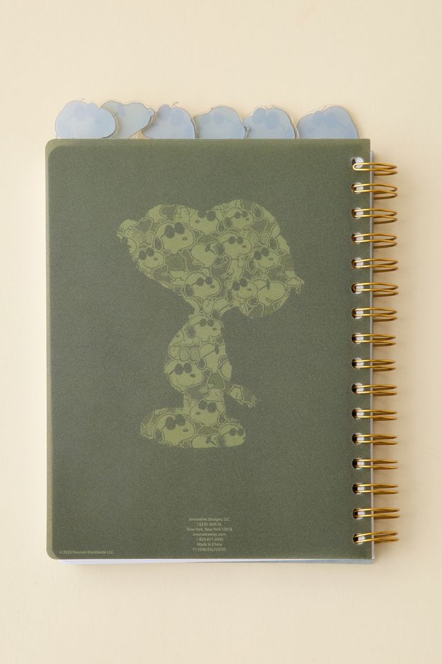Peanuts UO Exclusive Snoopy Tabbed Spiral Notebook #1