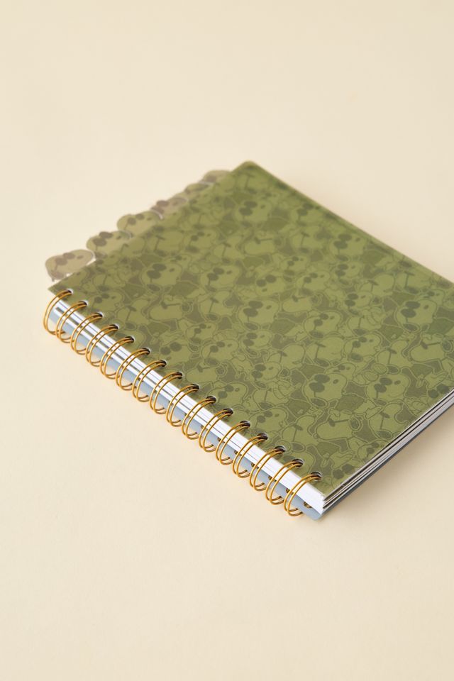Peanuts UO Exclusive Snoopy Tabbed Spiral Notebook #2