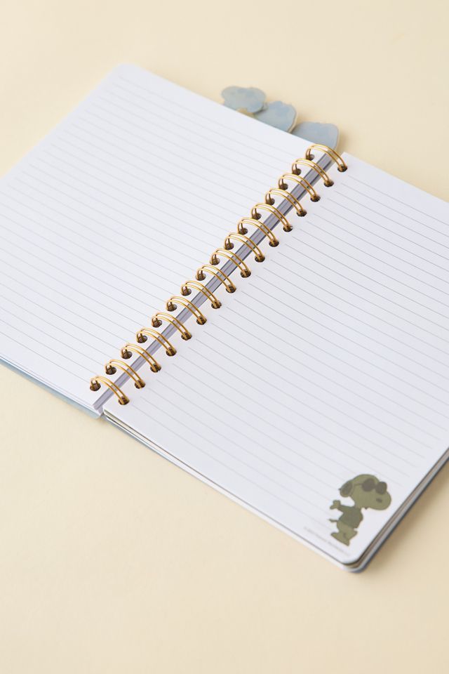 Peanuts UO Exclusive Snoopy Tabbed Spiral Notebook #3