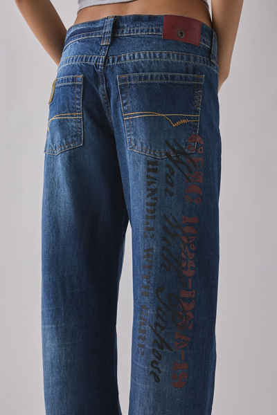 BDG Kayla Utility Stamped Low-Rise Jean