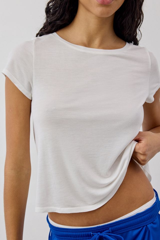 BDG Bowery Marlow Jersey Knit Short Sleeve Baby Tee #1