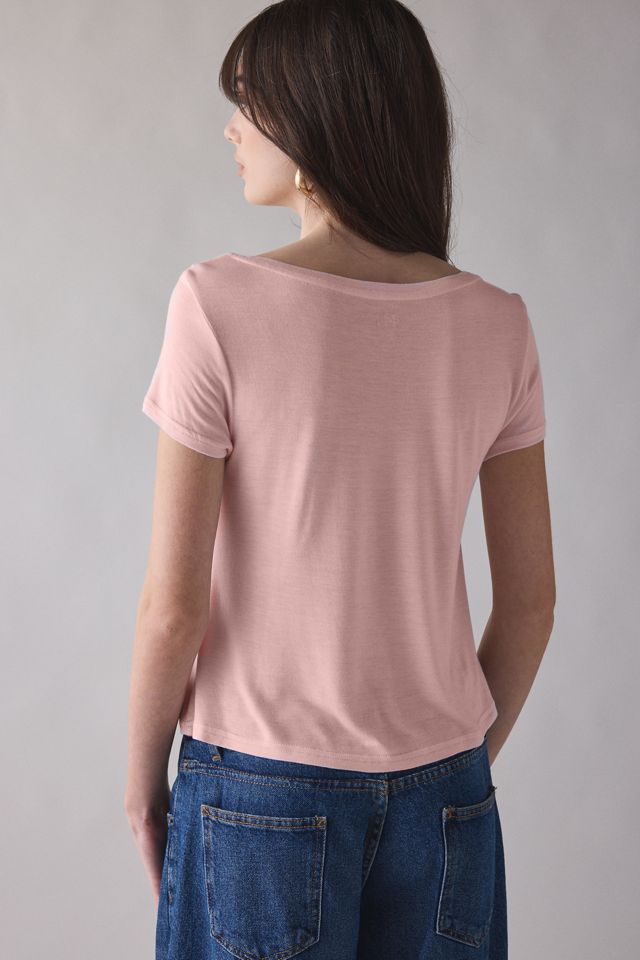 BDG Bowery Marlow Jersey Knit Short Sleeve Baby Tee #3