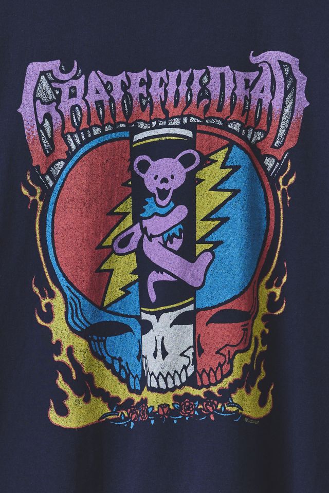Grateful Dead Dancing Bear & Skull Graphic Tee #1