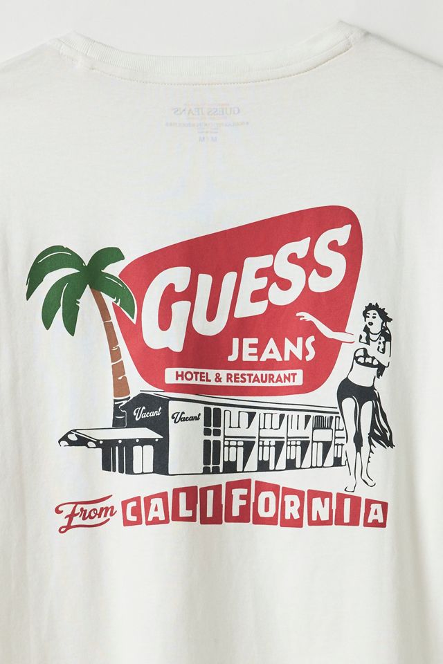 GUESS JEANS West Coast Hotel Graphic Tee #2