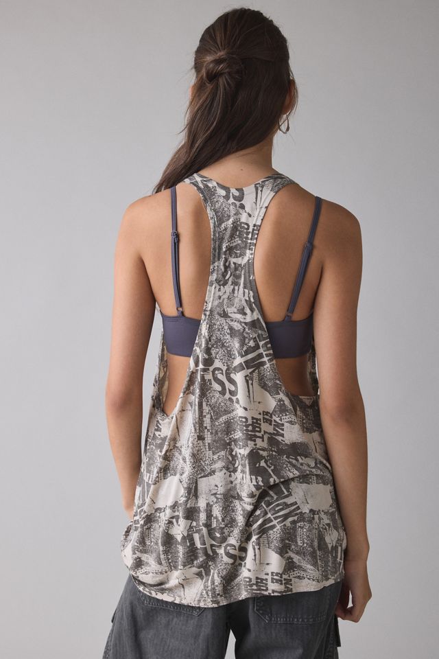 BDG Bowery Reese Jersey Knit Relaxed Racerback Tank Top #2