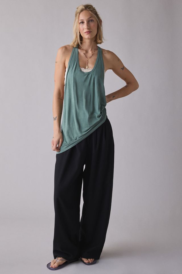 BDG Bowery Reese Jersey Knit Relaxed Racerback Tank Top #2