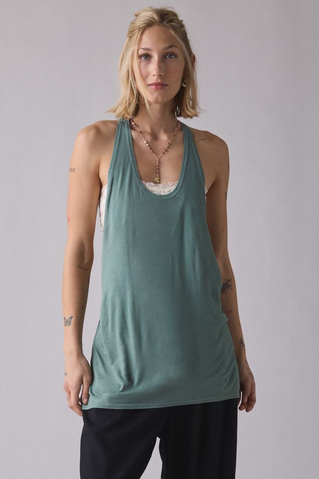BDG Bowery Reese Jersey Knit Relaxed Racerback Tank Top #5