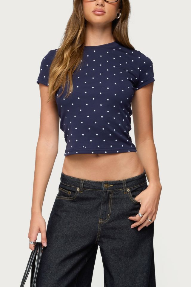 Edikted Lorenzo Polka Dot T Shirt #3