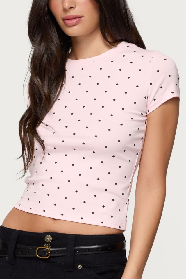 Edikted Lorenzo Polka Dot T Shirt #2