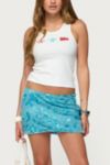 Edikted Ocean Club Bead Ribbed Tank Top