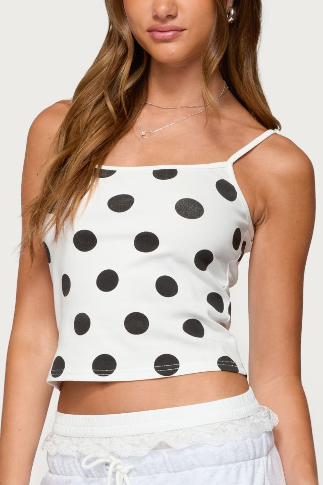 Edikted Lynne Polka Dot Tank Top #2