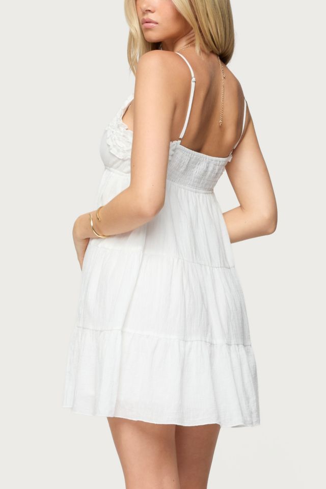 Edikted Bianca Ruffle Tiered Babydoll Dress #2