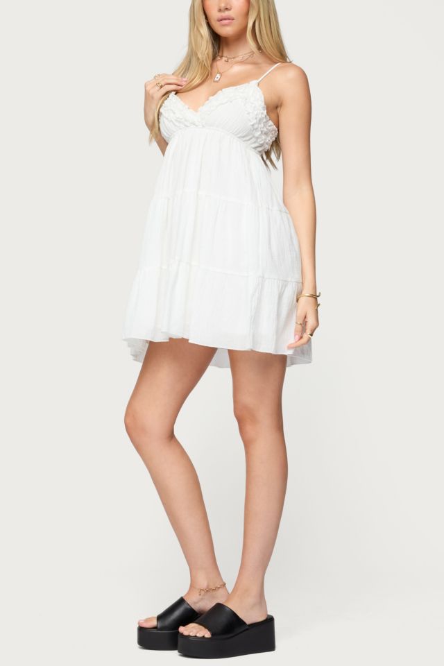Edikted Bianca Ruffle Tiered Babydoll Dress #3