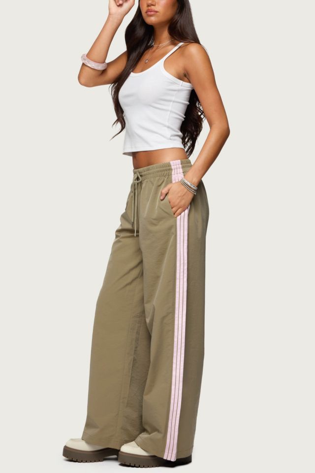 Edikted Annabella Nylon Track Pants #1