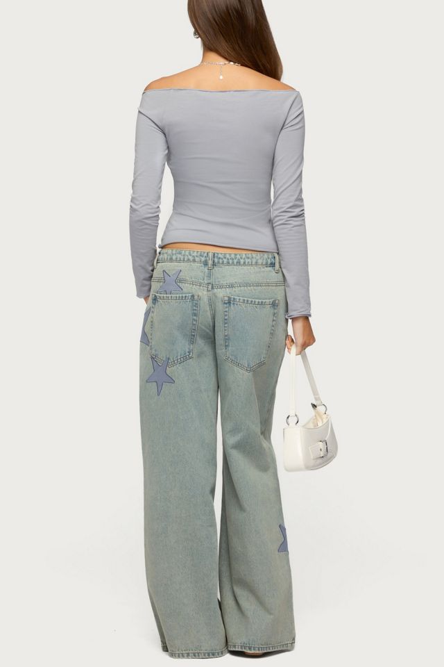 Edikted Trish Stars Low Rise Jean #1
