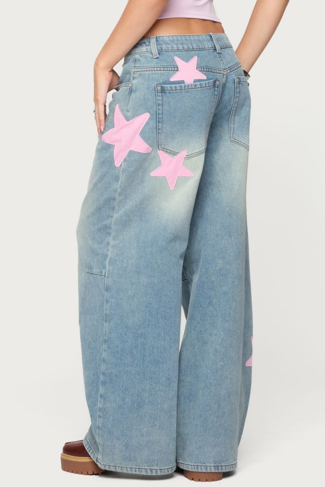 Edikted Trish Stars Low Rise Jeans #2