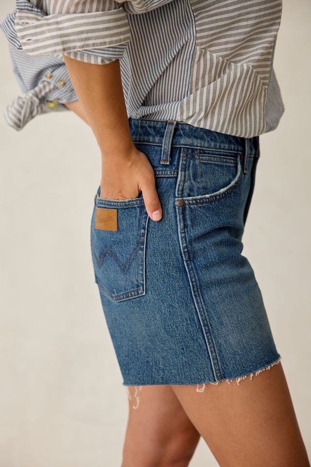 Wrangler Mid-Length Cowboy Denim Shorts #2