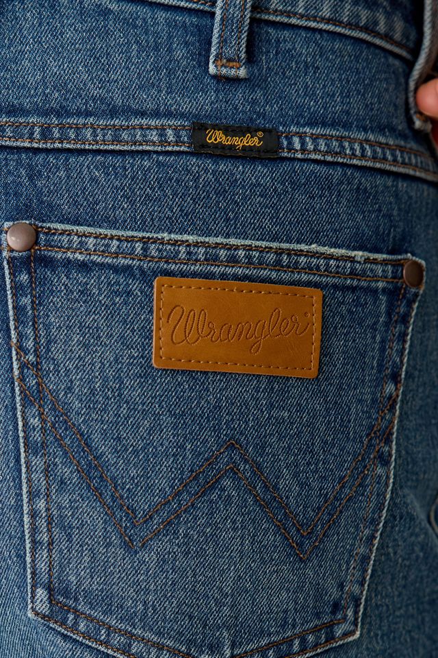 Wrangler Mid-Length Cowboy Denim Shorts #3