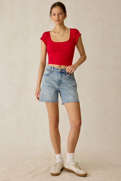 Wrangler Mid-Length Cowboy Denim Short