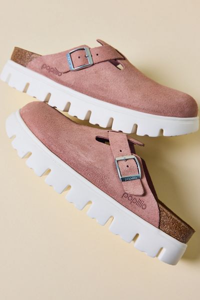 Birkenstock Women's Boston Chunky Suede Clogs