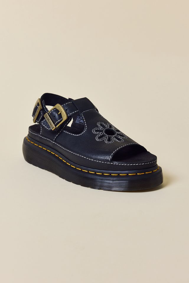 Dr. Martens Women's Dunnet Flower T-Strap Sandals #2