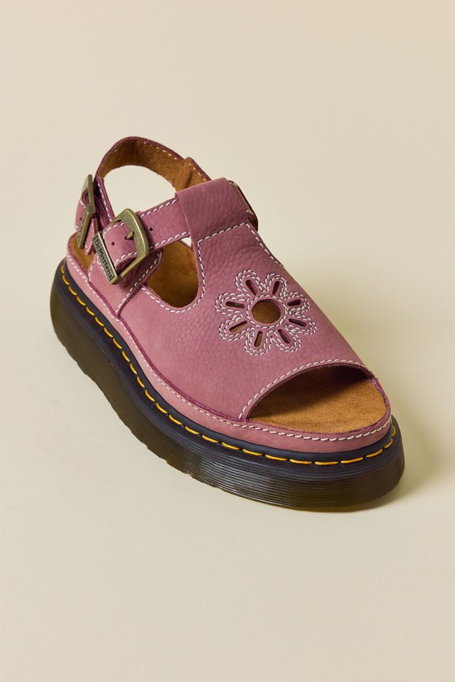 Dr. Martens Women's Dunnet Flower T-Strap Sandals #2