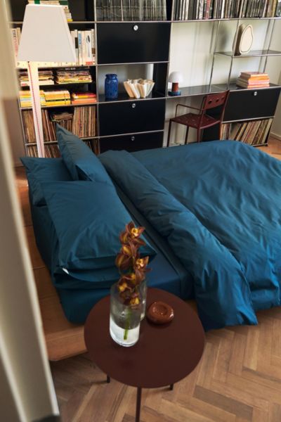 Bed Threads Organic Cotton Percale Duvet Cover In Aegean At Urban Outfitters