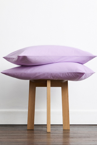 Bed Threads Organic Cotton Percale Pillowcase Set in Violet at Urban Outfitters