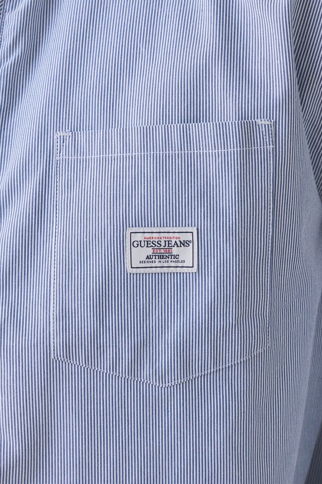 GUESS JEANS Zip Front Long Sleeve Shirt #2