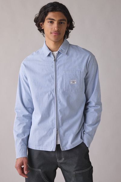 GUESS JEANS Zip Front Long Sleeve Shirt