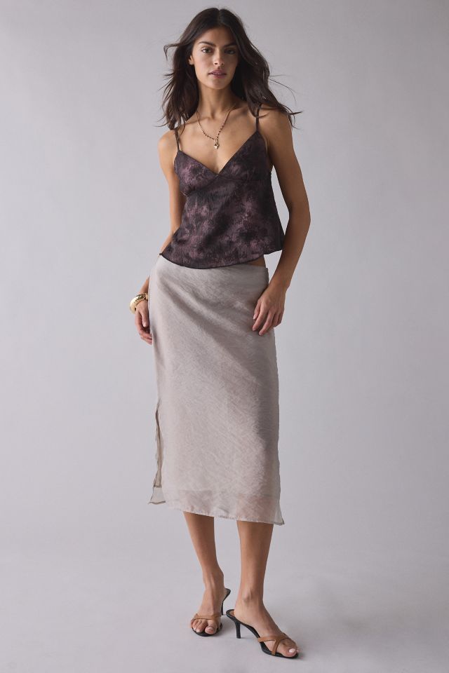 Motel Marinda Jacquard Plunging Babydoll Cami #2