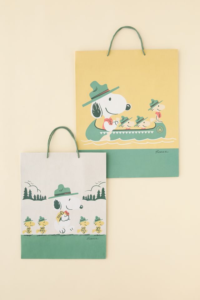 Peanuts Beagle Scouts Snoopy Gift Bag Set #1