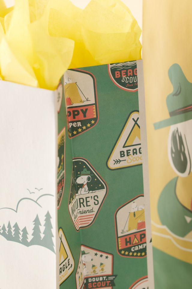 Peanuts Beagle Scouts Snoopy Gift Bag Set #2