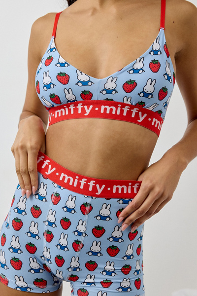 Miffy Strawberry Print Bra & Boyshort 2-Piece Set