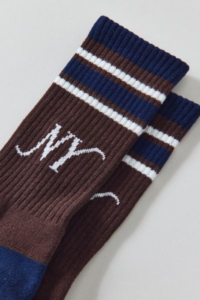 NY Athletic Stripe Crew Sock