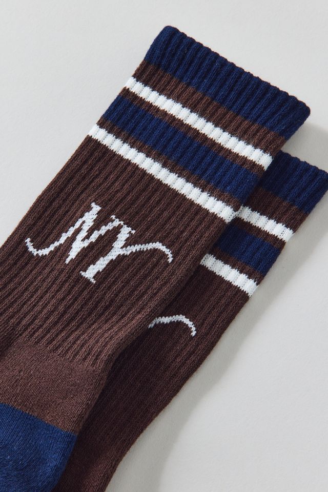 NY Athletic Stripe Crew Sock #1