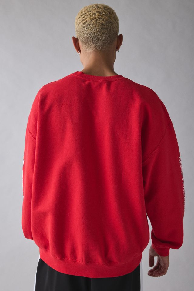 F1 White Car Graphic Crew Neck Sweatshirt #1
