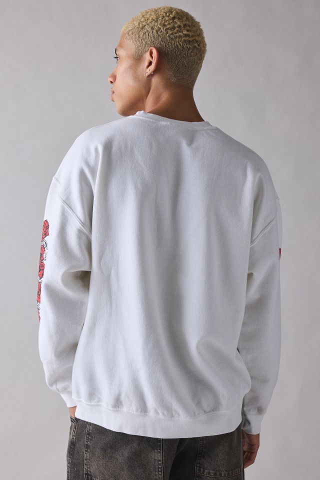 Grateful Dead Bertha Roses Graphic Crew Neck Sweatshirt #1