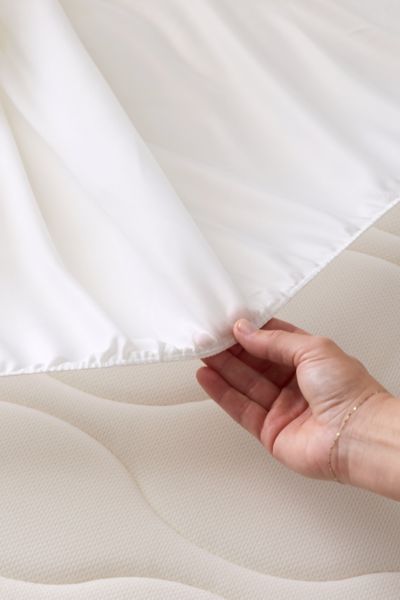 Urban Outfitters Waterproof Mattress Protector In White At  In White