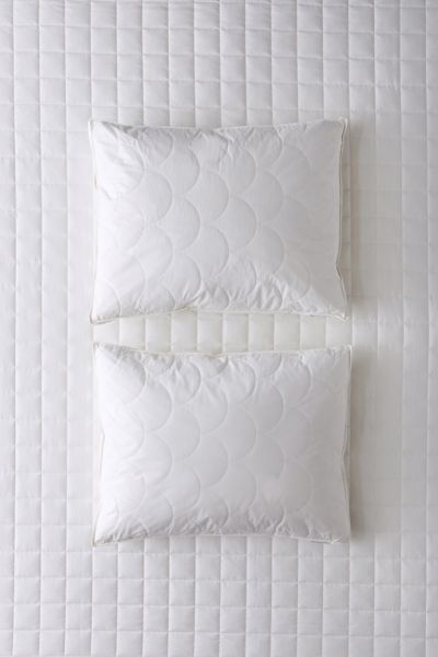 Hotel Quilted Feather Pillow Set